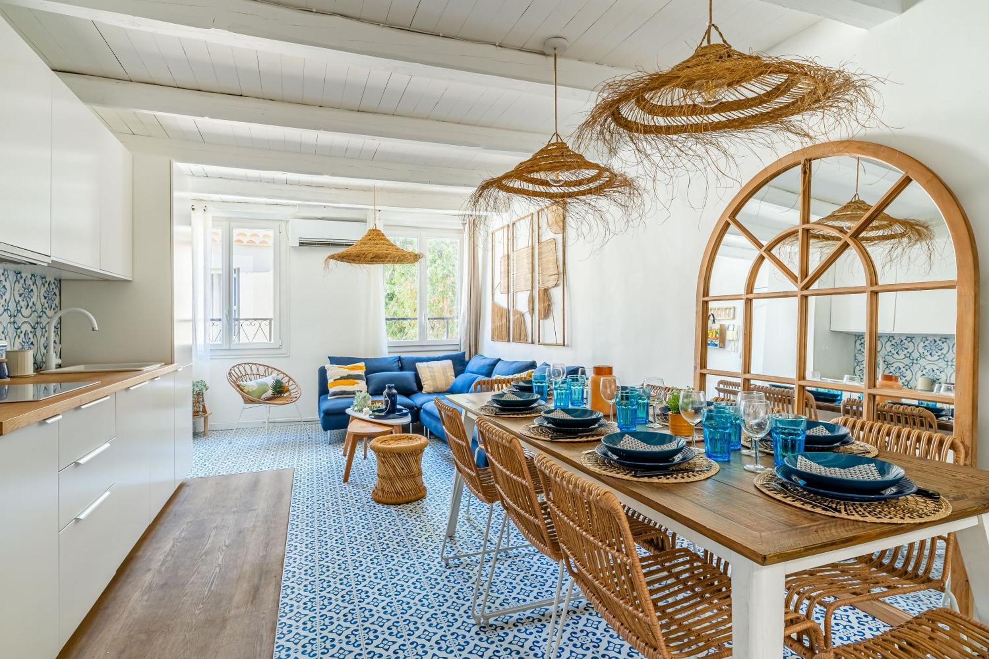 Casa Azul - Magnifique Duplex Coeur Historique 4 Chambres Avec Terrasse Vue Mer La Ciotat Dış mekan fotoğraf